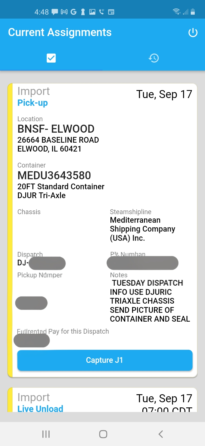 Driver Mobile App